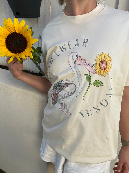 Pelican Sunflower tee